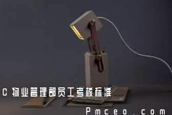 c物业管理部员工考核标准