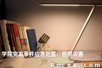 学院突发事件应急处置:自然灾害